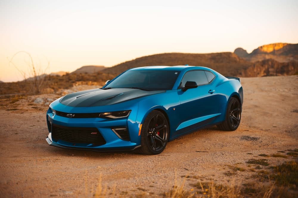Chevrolet Camaro SS 6.2 V8, Hyper Blue, Schaltgetriebe